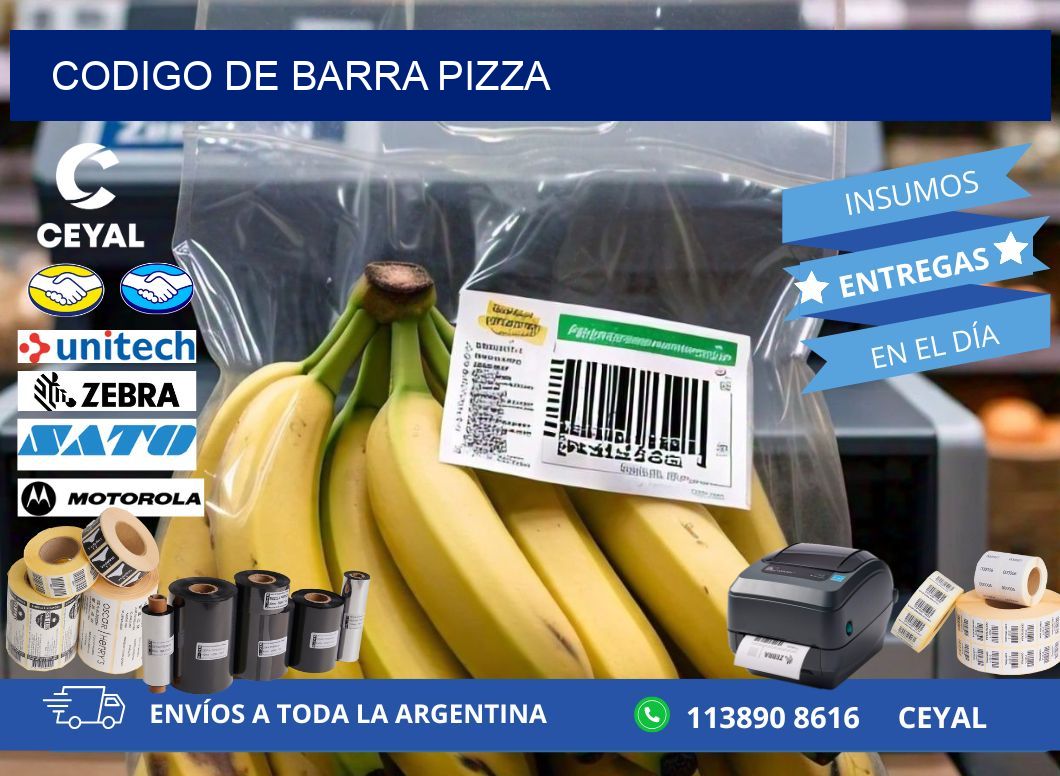 codigo de barra PIZZA