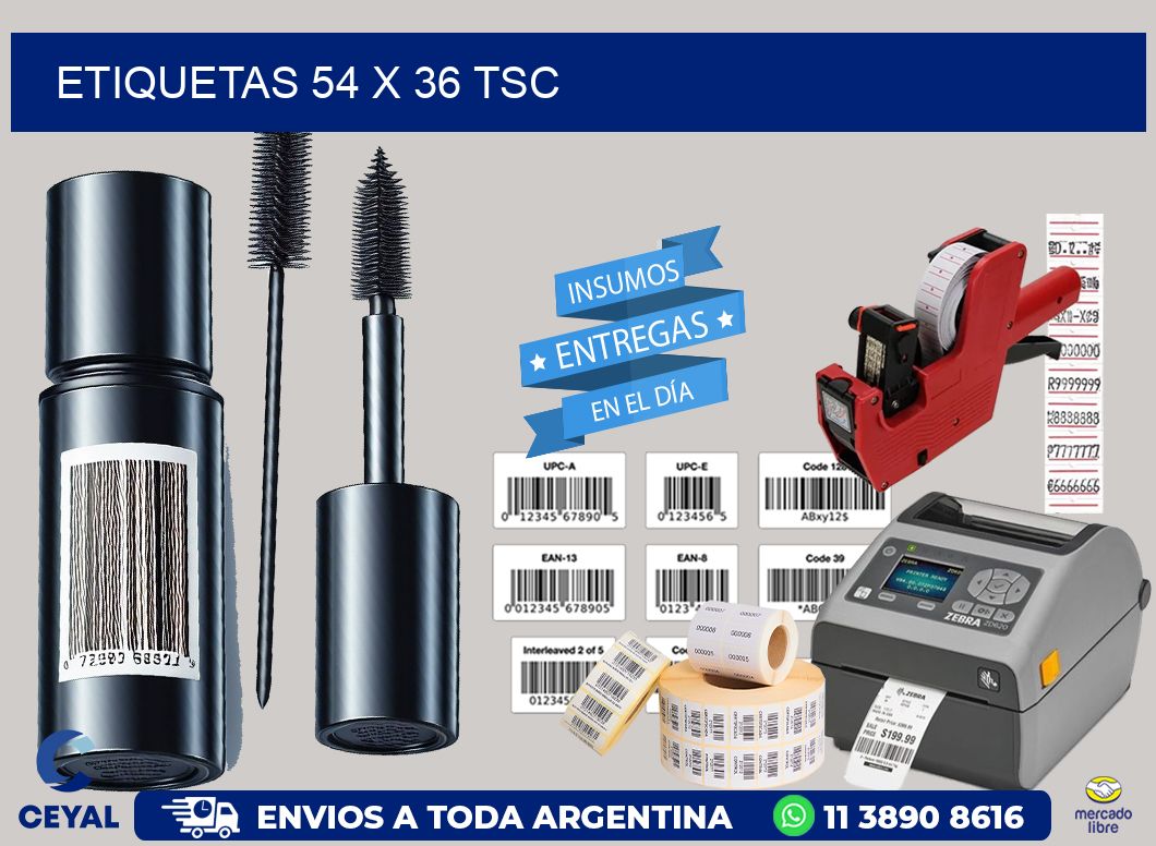 ETIQUETAS 54 x 36 TSC