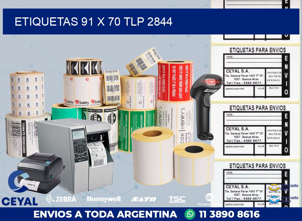 ETIQUETAS 91 x 70 TLP 2844