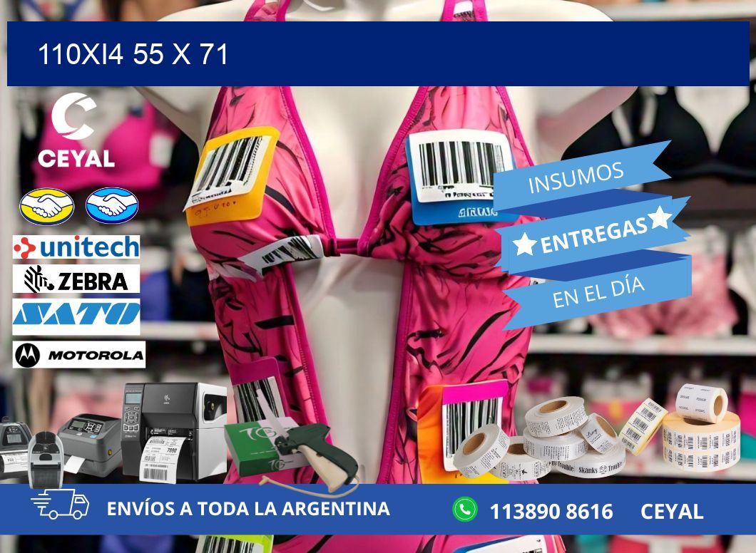 110Xi4 55 x 71