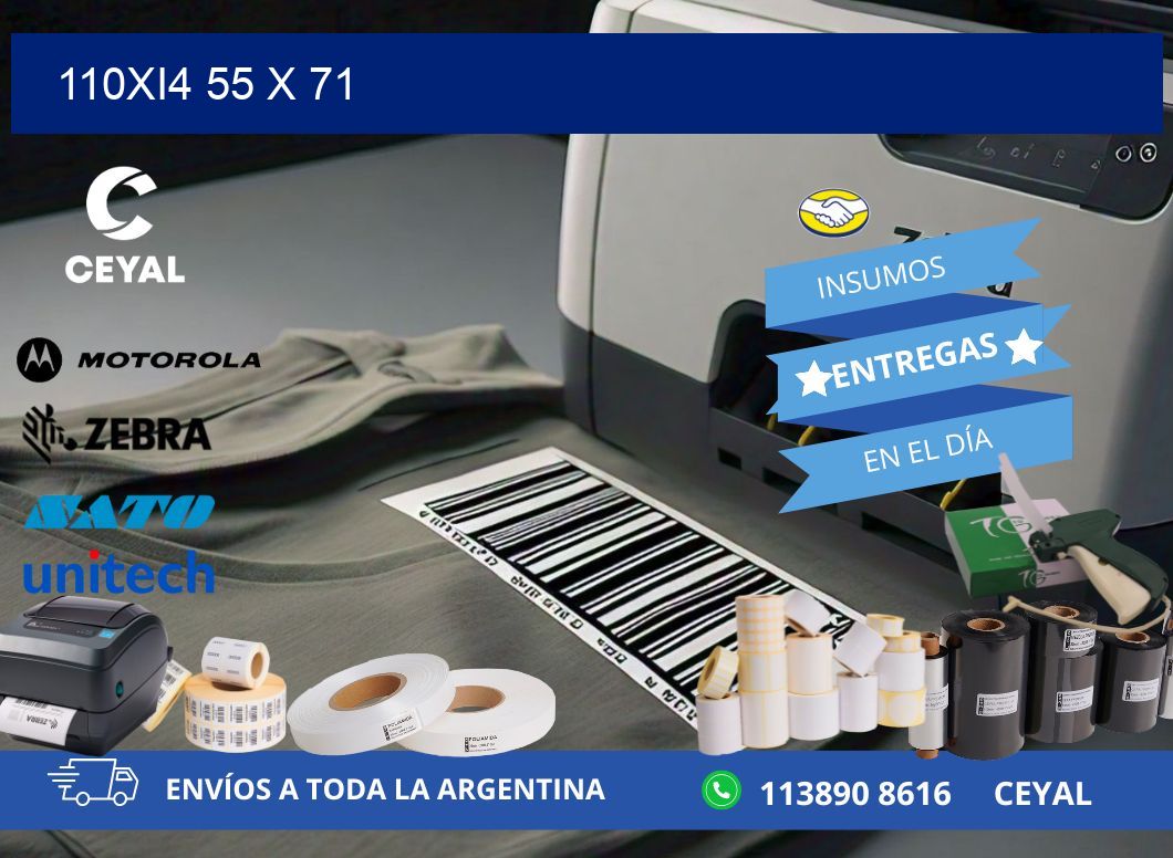 110Xi4 55 x 71