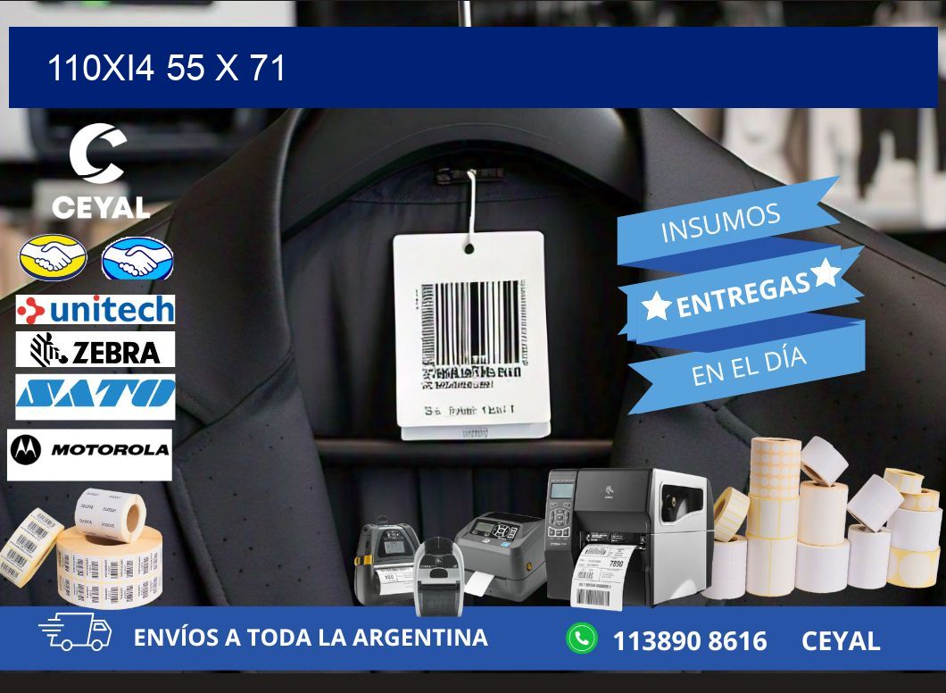 110Xi4 55 x 71