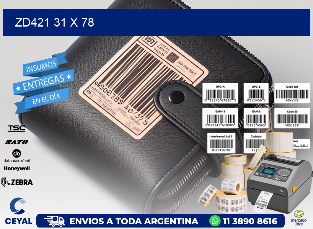 ZD421 31 x 78