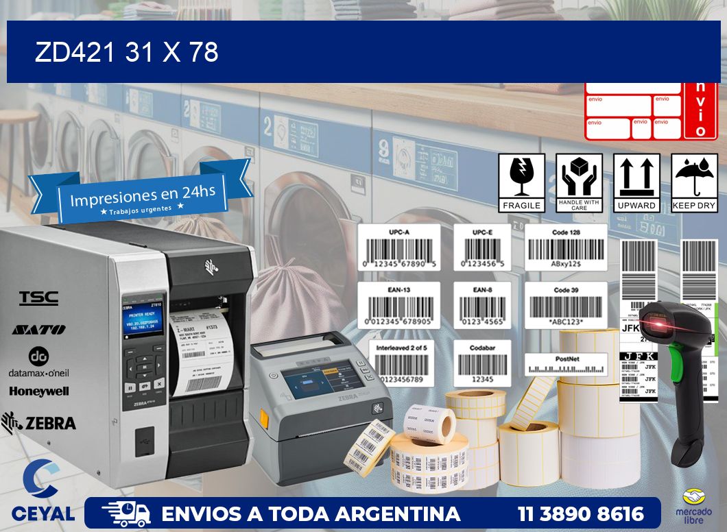 ZD421 31 x 78