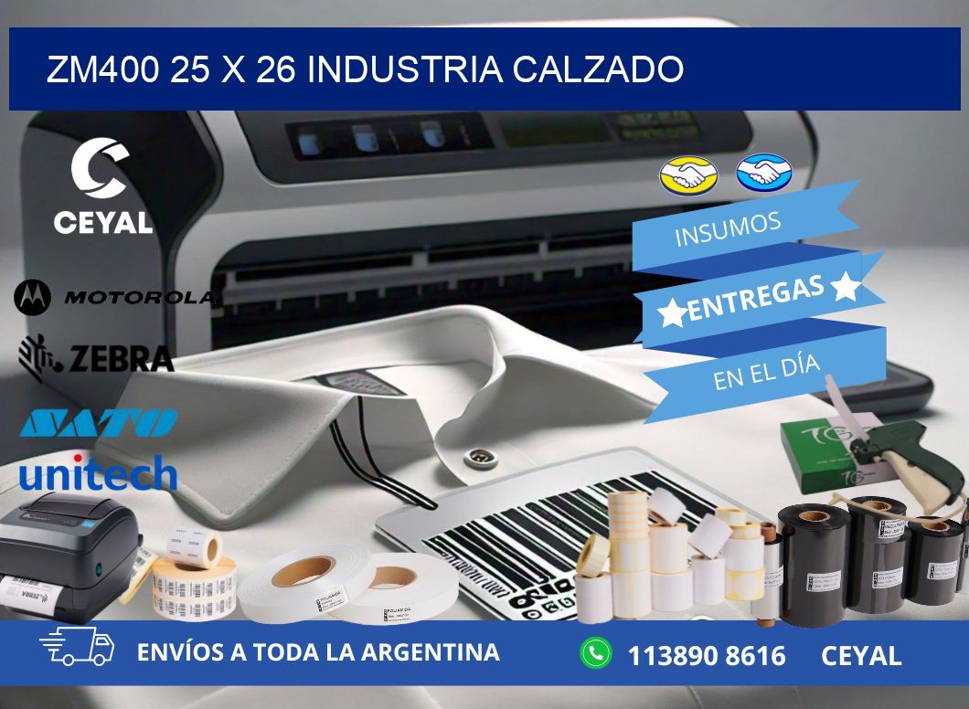 ZM400 25 x 26 INDUSTRIA CALZADO