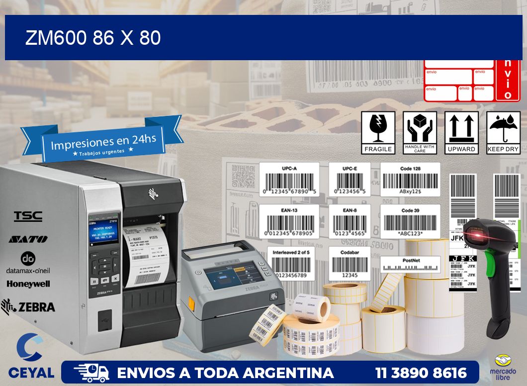 ZM600 86 x 80
