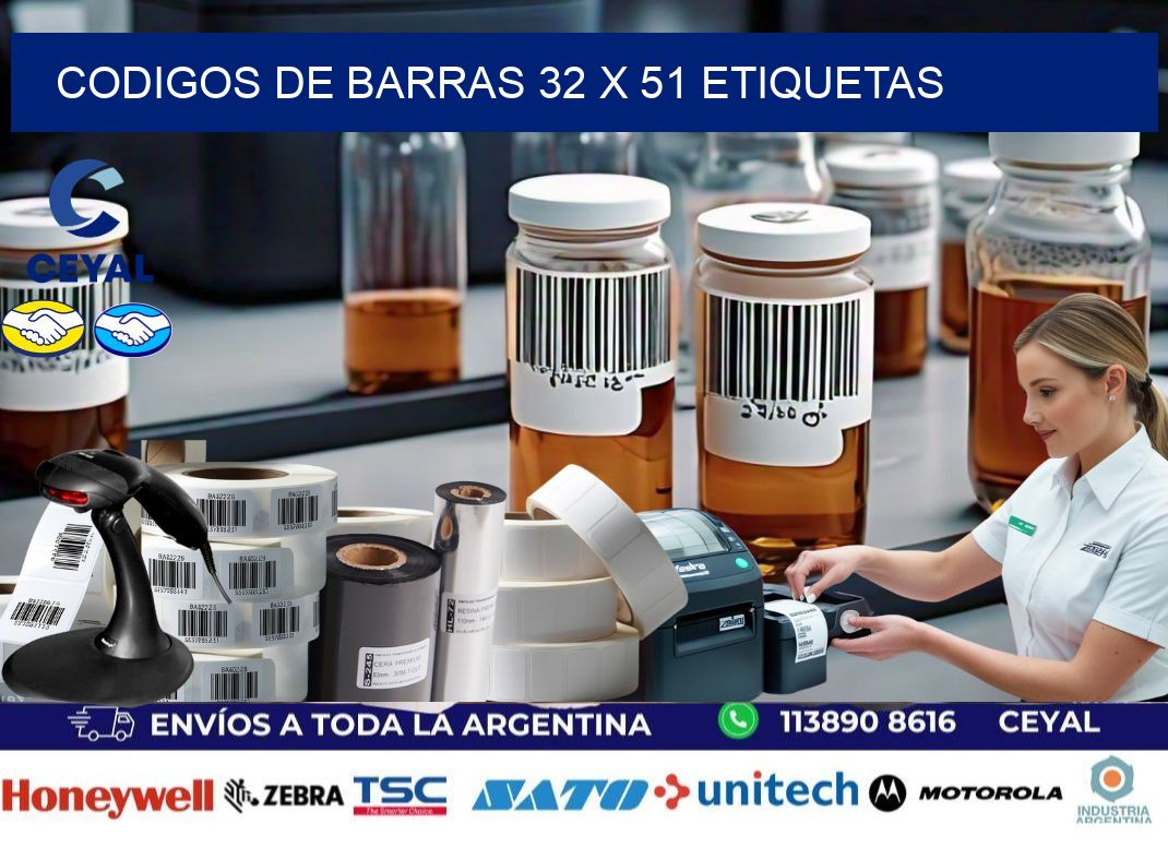 codigos de barras 32 x 51 etiquetas