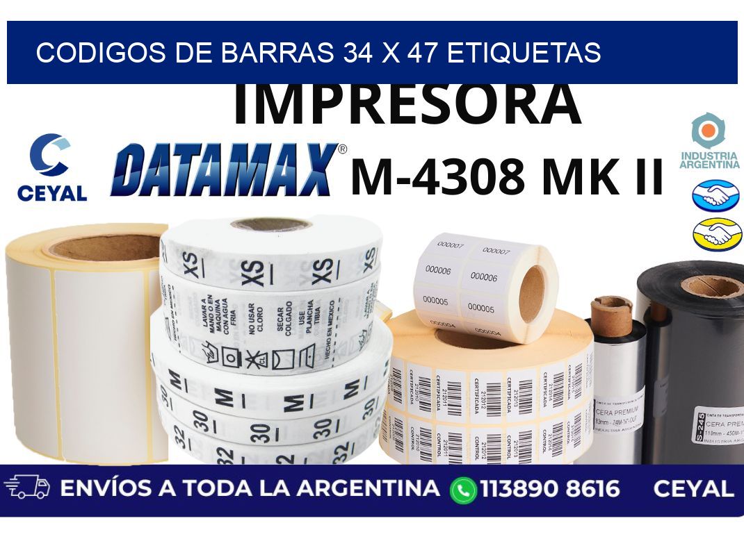 codigos de barras 34 x 47 etiquetas