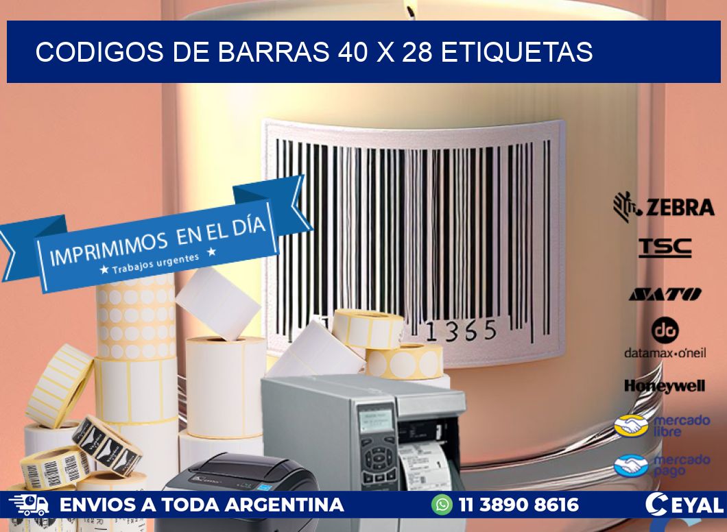 codigos de barras 40 x 28 etiquetas