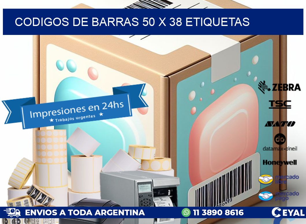 codigos de barras 50 x 38 etiquetas