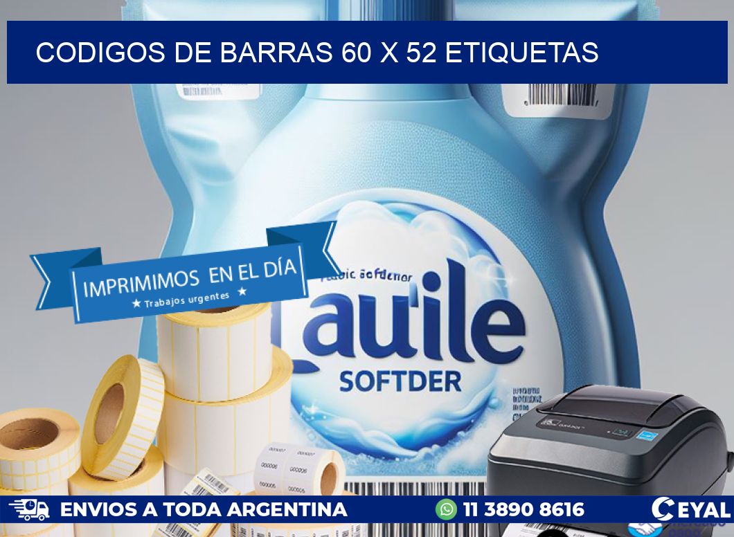 codigos de barras 60 x 52 etiquetas