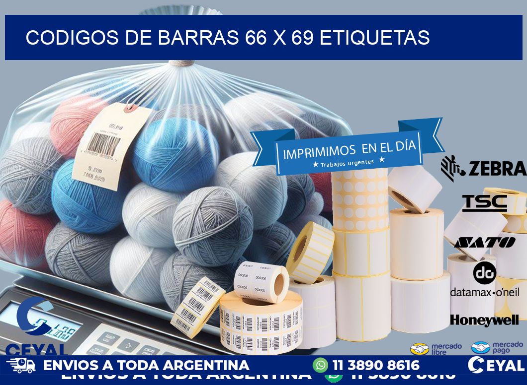 codigos de barras 66 x 69 etiquetas