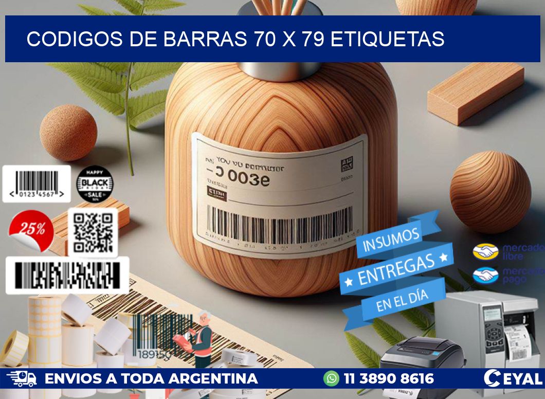 codigos de barras 70 x 79 etiquetas