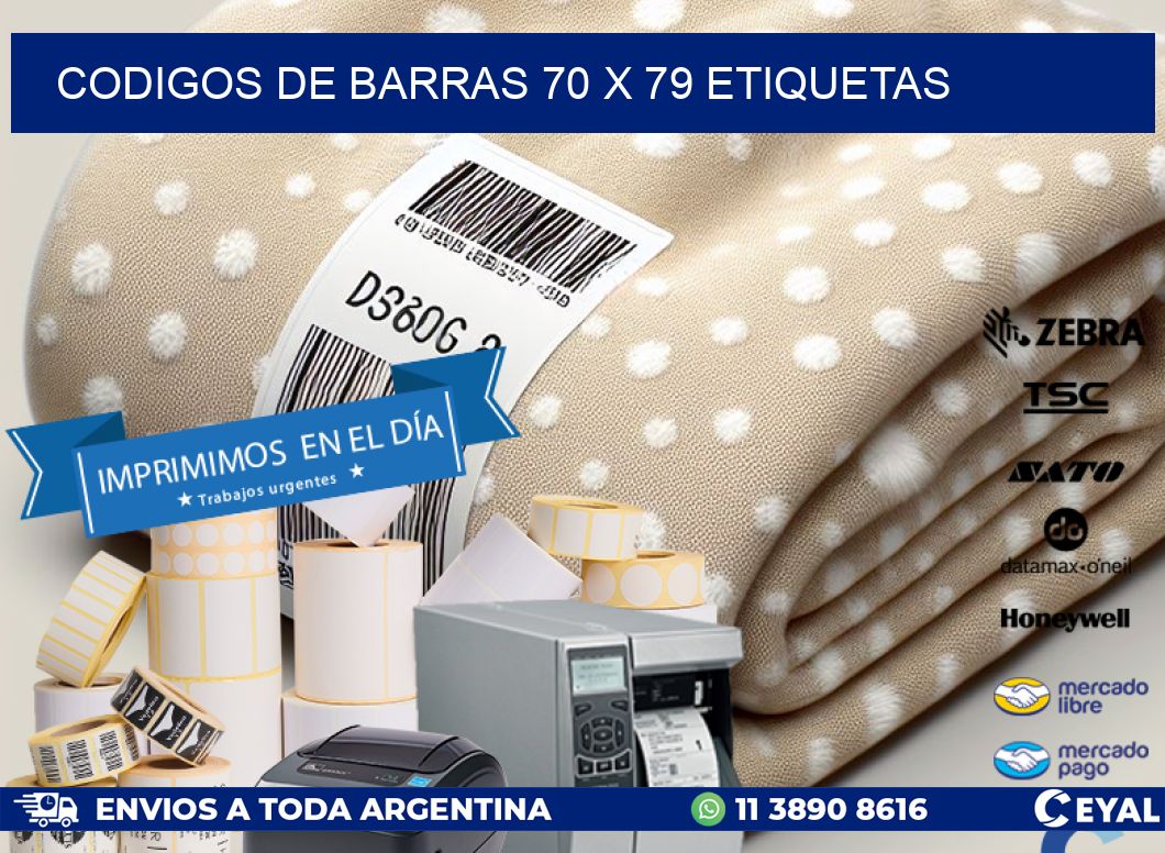 codigos de barras 70 x 79 etiquetas