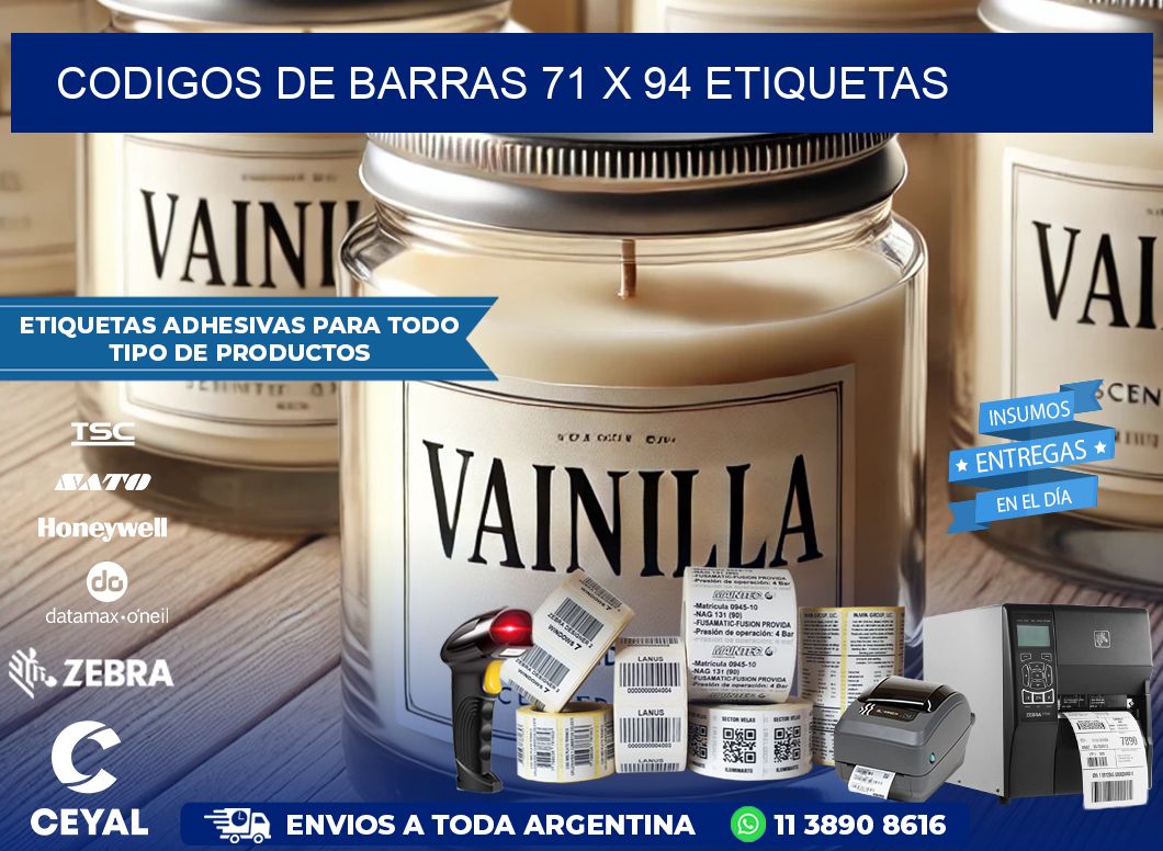 codigos de barras 71 x 94 etiquetas