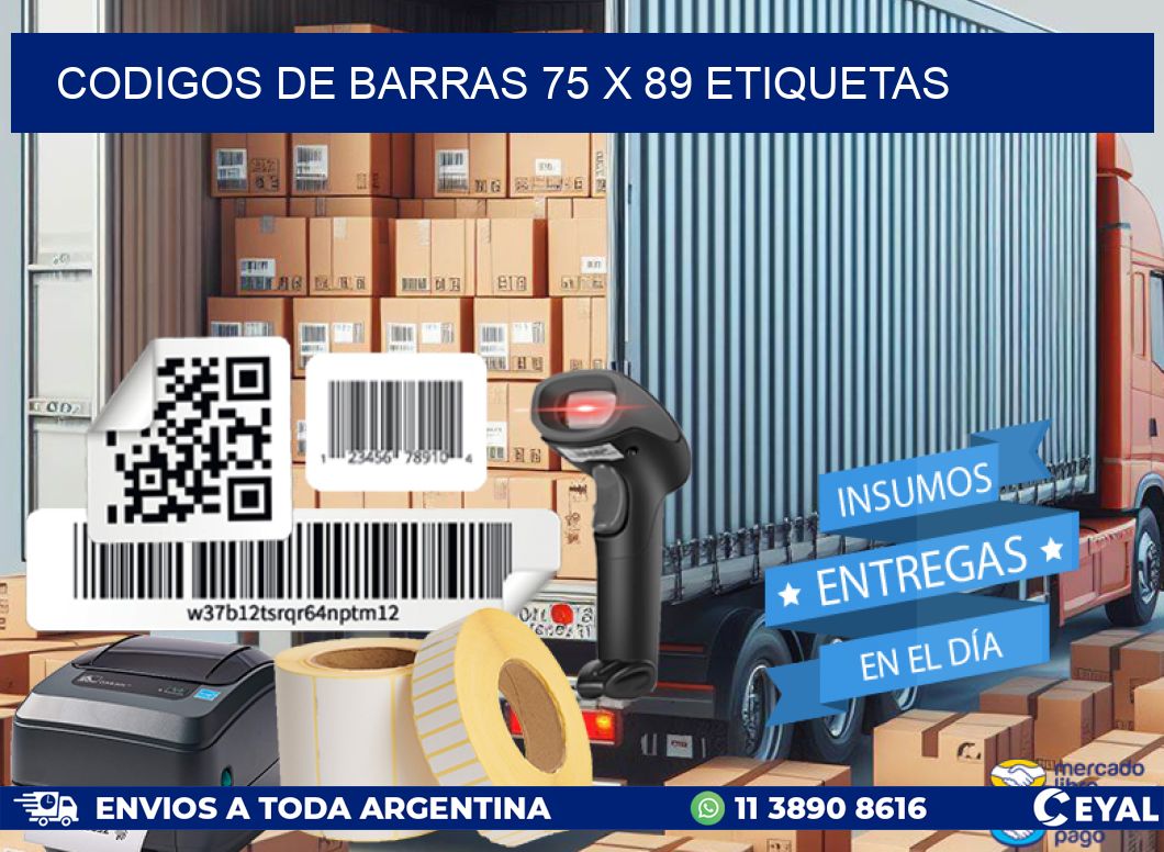 codigos de barras 75 x 89 etiquetas