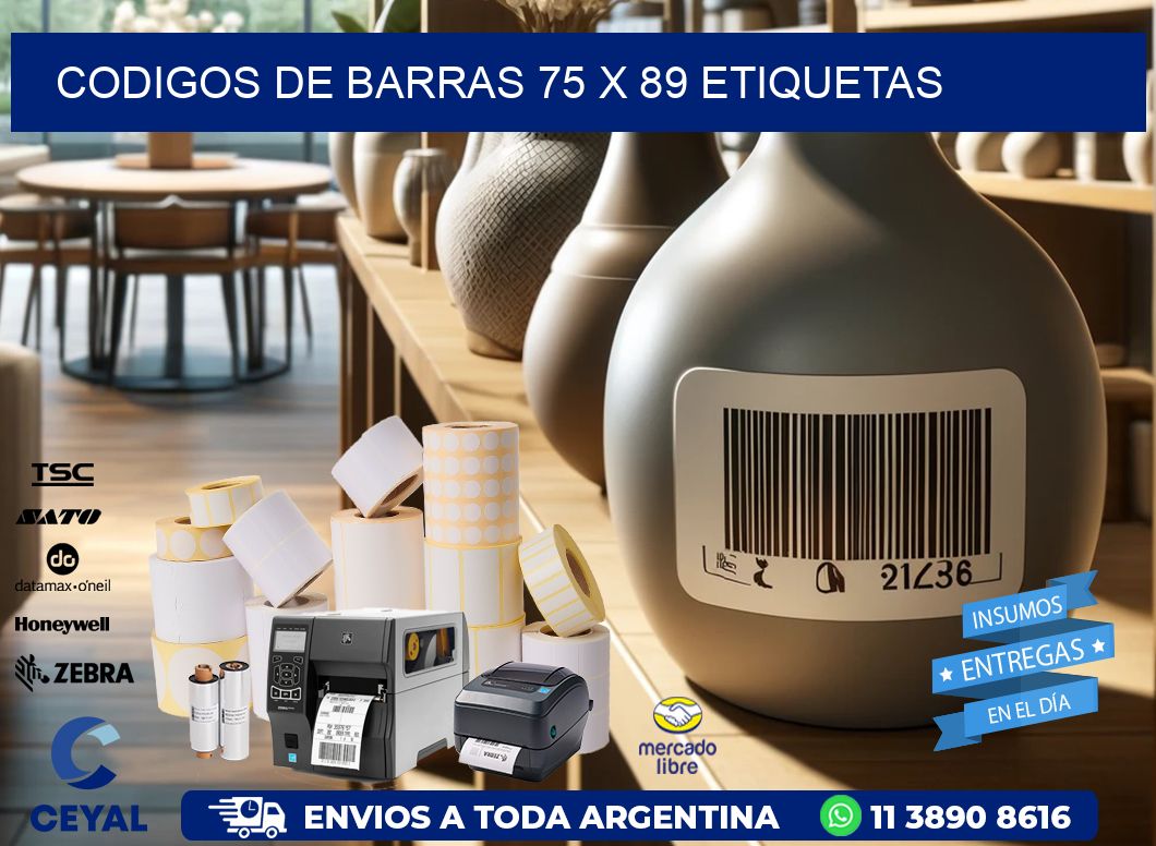 codigos de barras 75 x 89 etiquetas