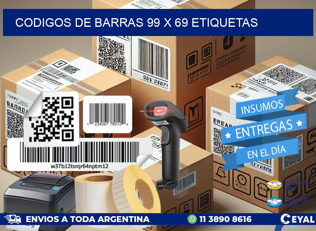 codigos de barras 99 x 69 etiquetas