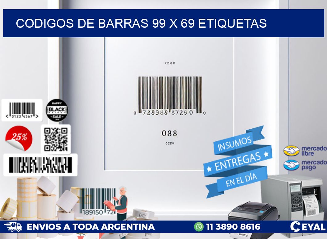 codigos de barras 99 x 69 etiquetas