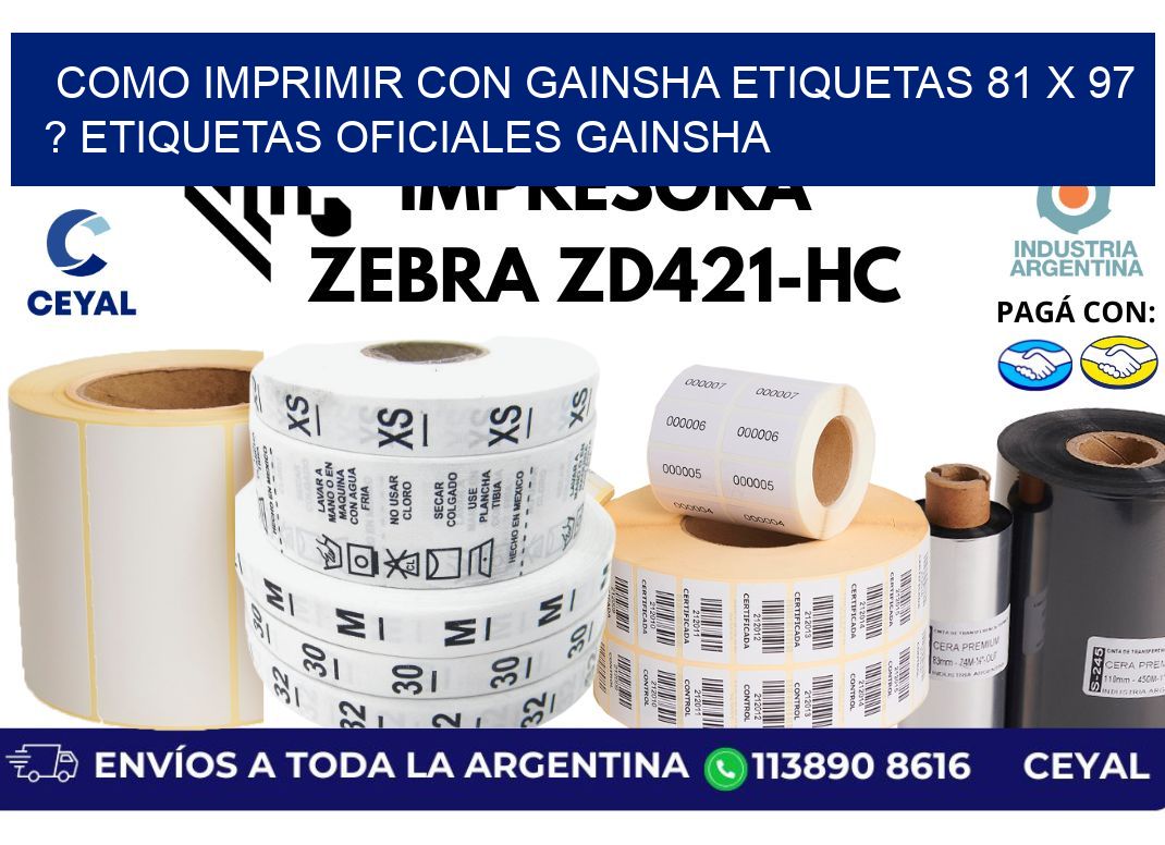 como imprimir con gainsha etiquetas 81 x 97 ? etiquetas oficiales gainsha