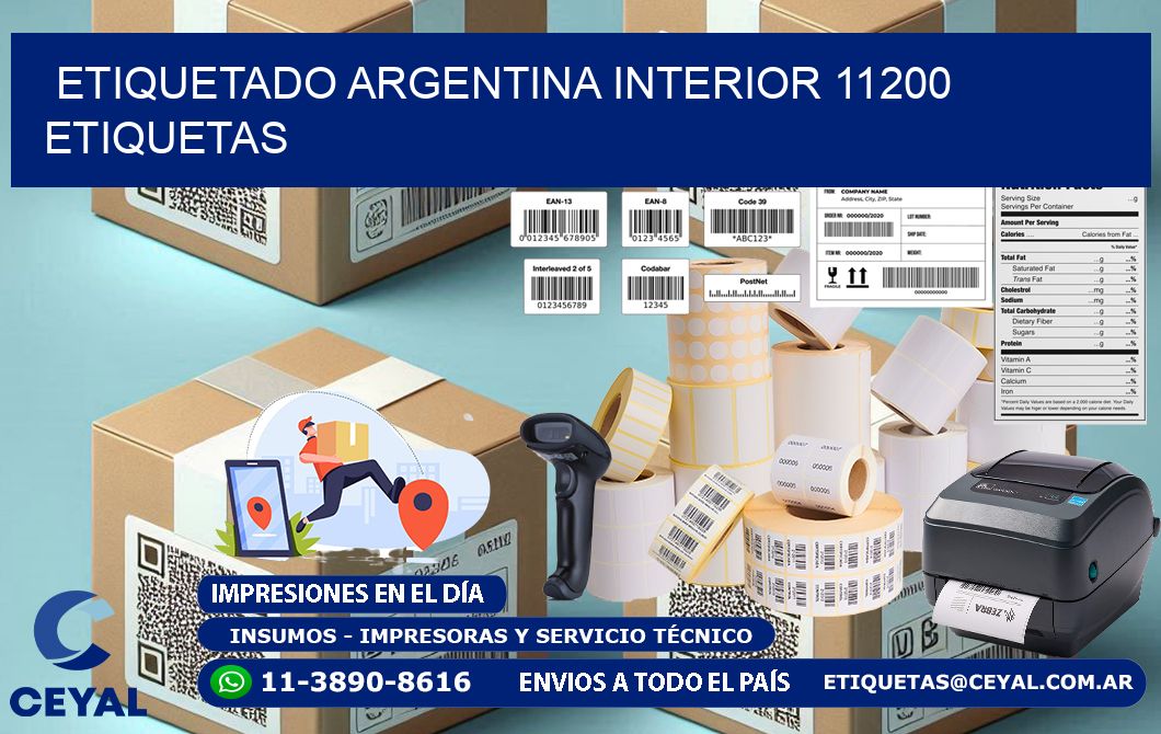 etiquetado argentina interior 11200 etiquetas