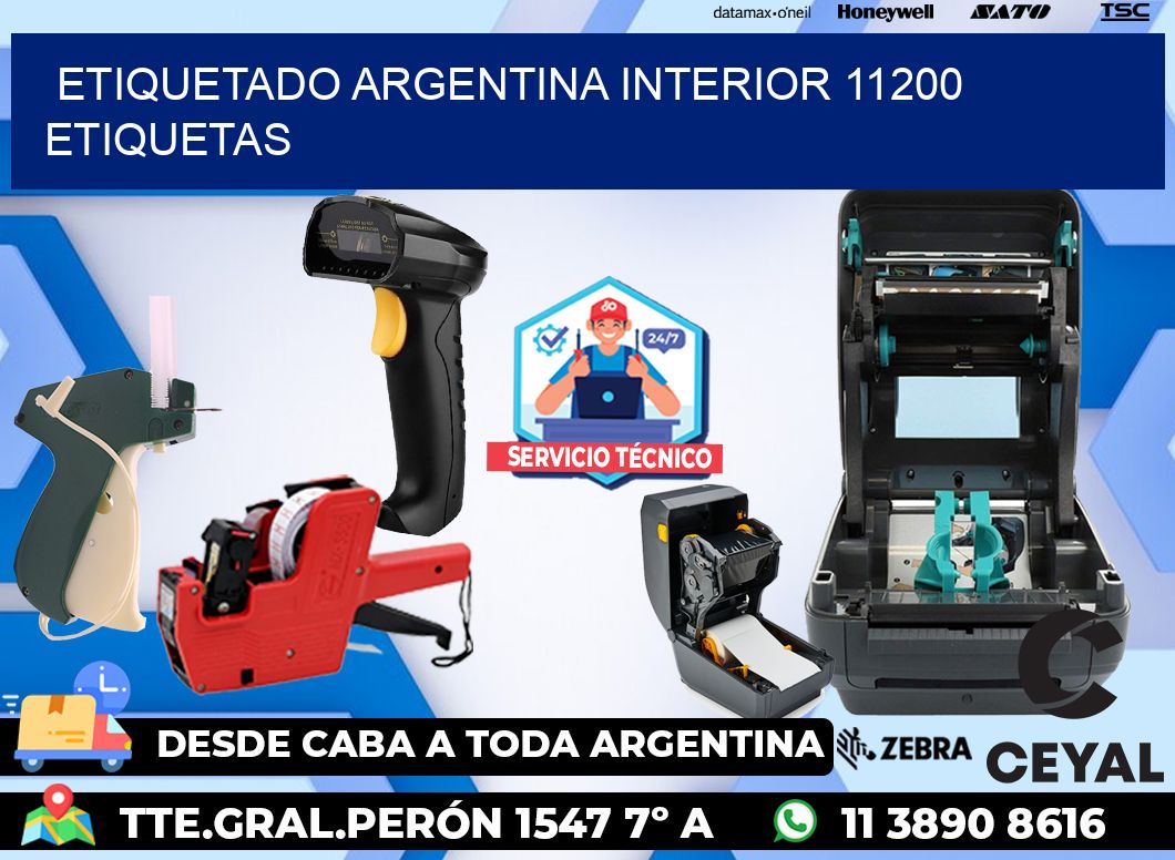 etiquetado argentina interior 11200 etiquetas