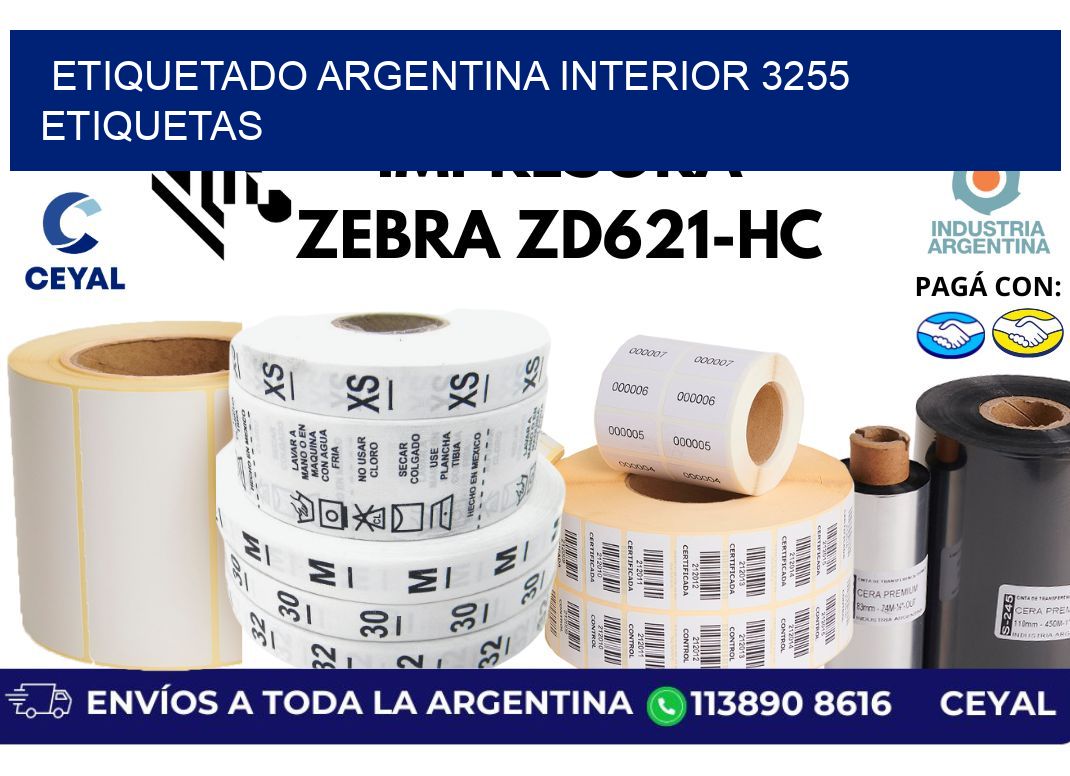 etiquetado argentina interior 3255 etiquetas