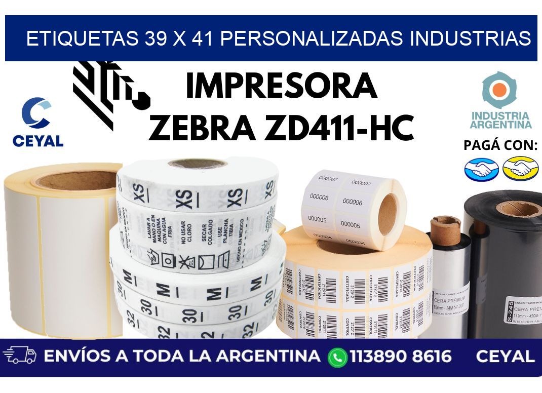 etiquetas 39 x 41 personalizadas industrias
