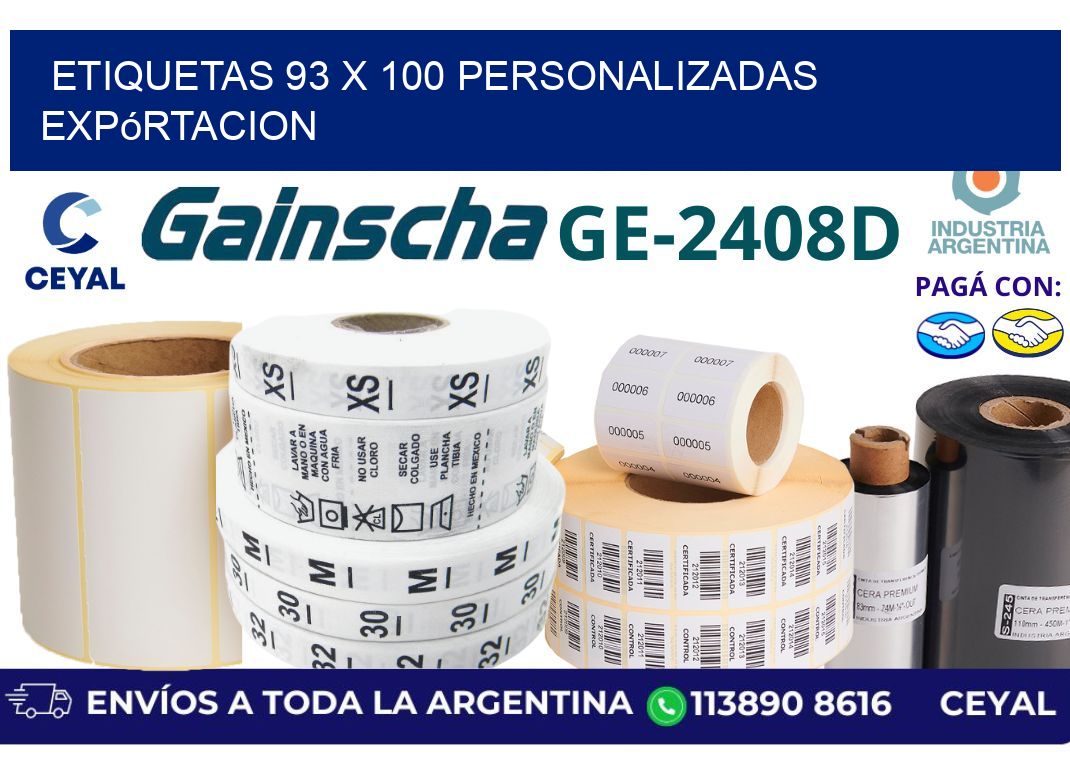 etiquetas 93 x 100 personalizadas expórtacion