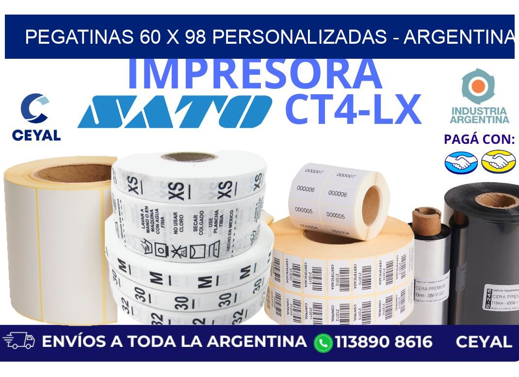 pegatinas 60 x 98 personalizadas - Argentina