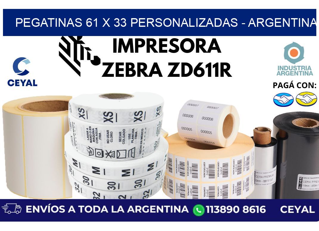 pegatinas 61 x 33 personalizadas – Argentina