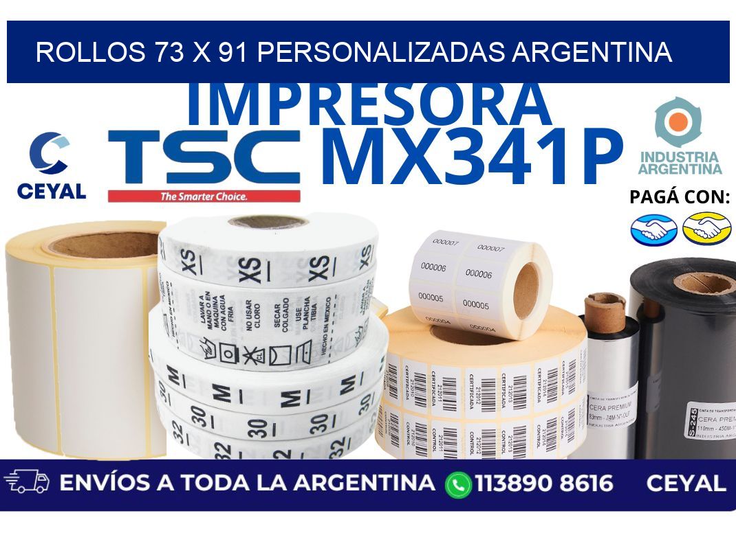 rollos 73 x 91 personalizadas argentina