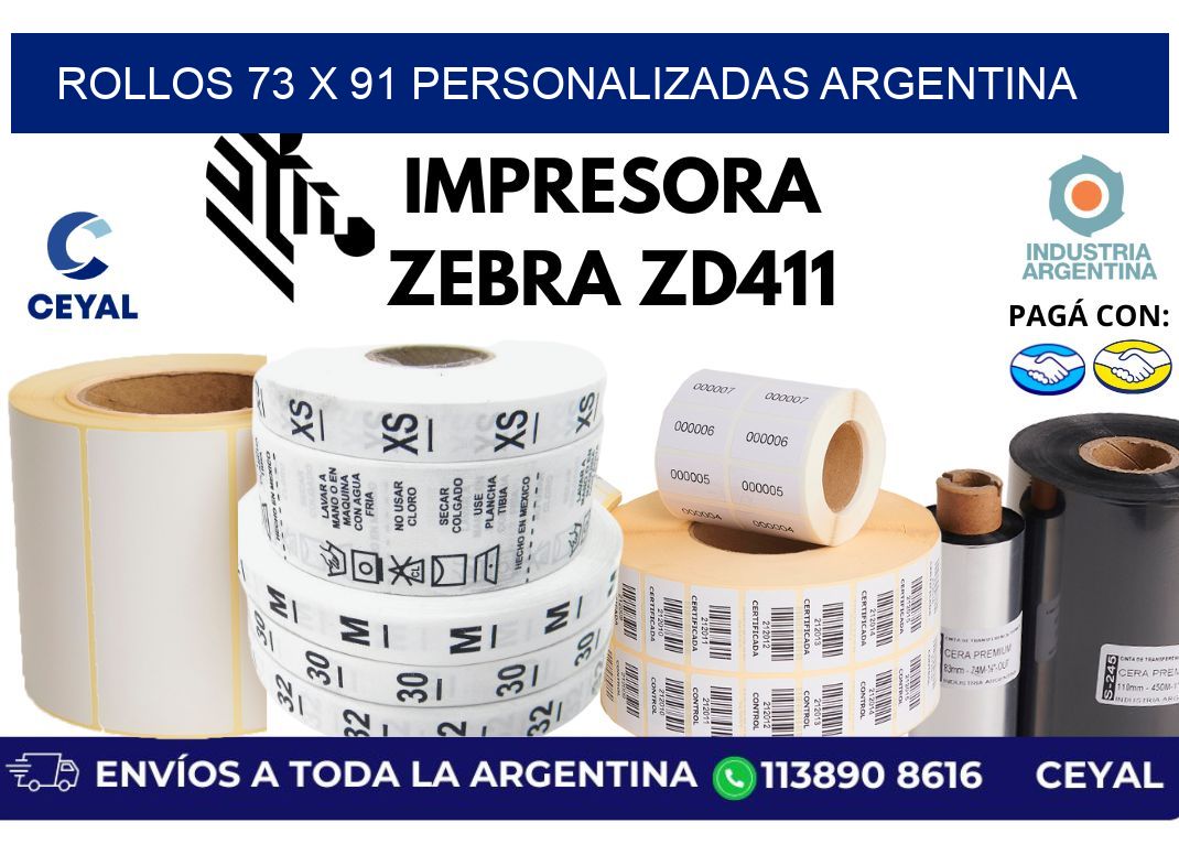 rollos 73 x 91 personalizadas argentina