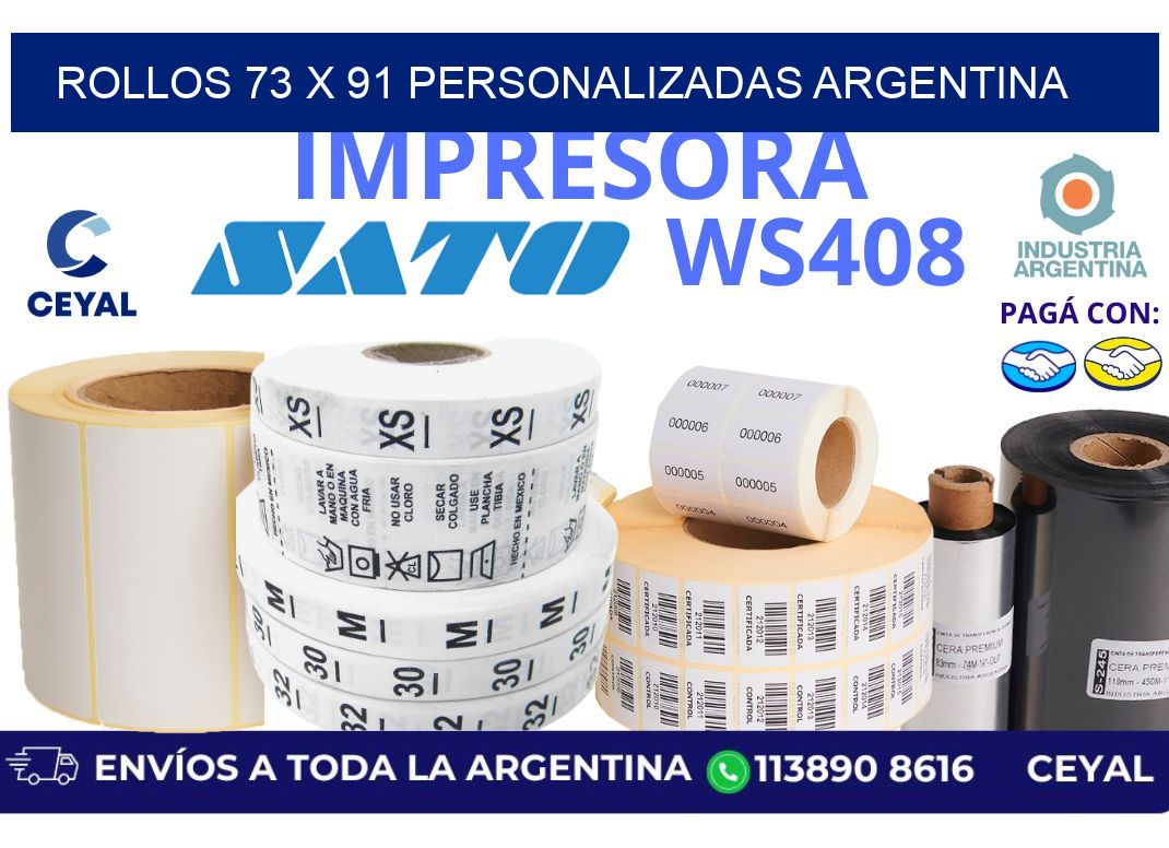 rollos 73 x 91 personalizadas argentina