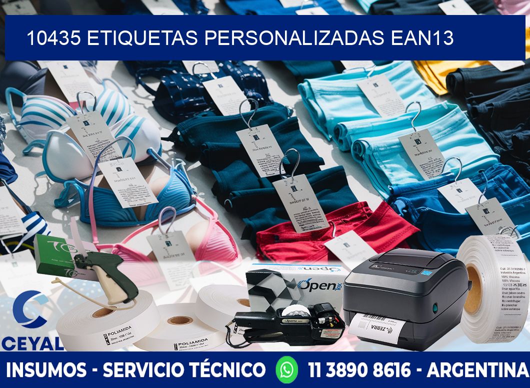 10435 Etiquetas personalizadas ean13