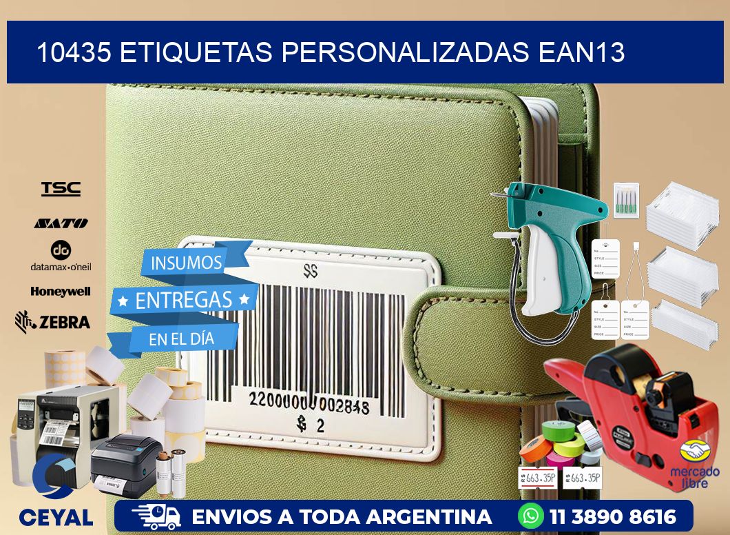10435 Etiquetas personalizadas ean13