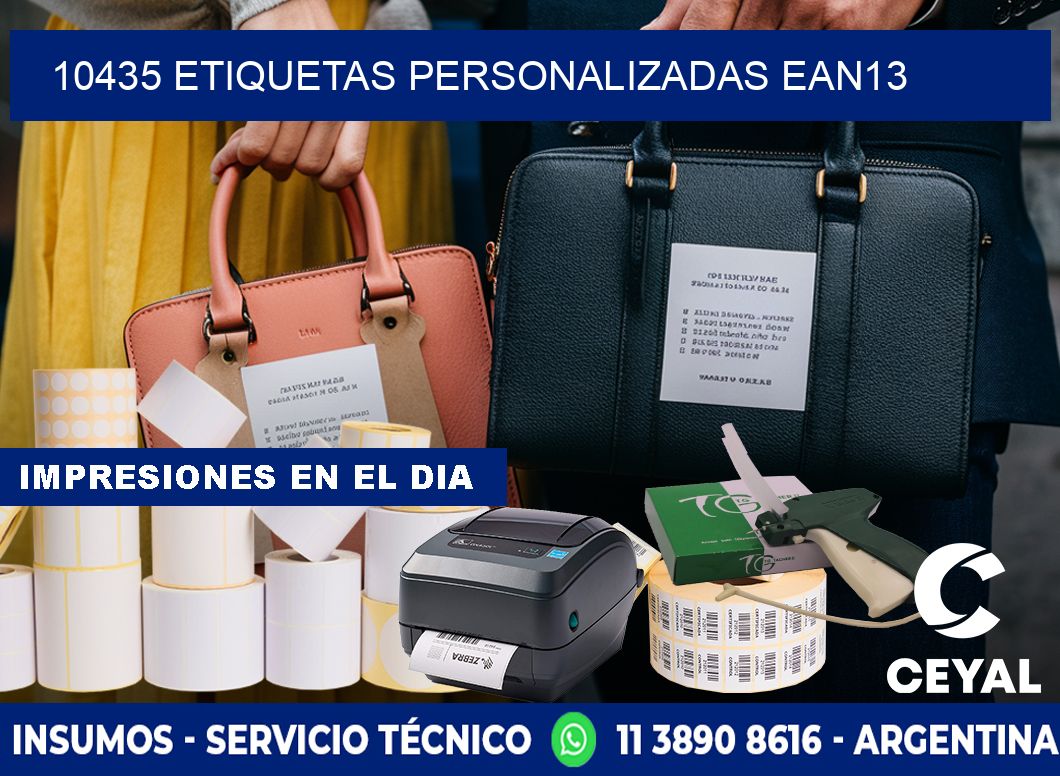 10435 Etiquetas personalizadas ean13