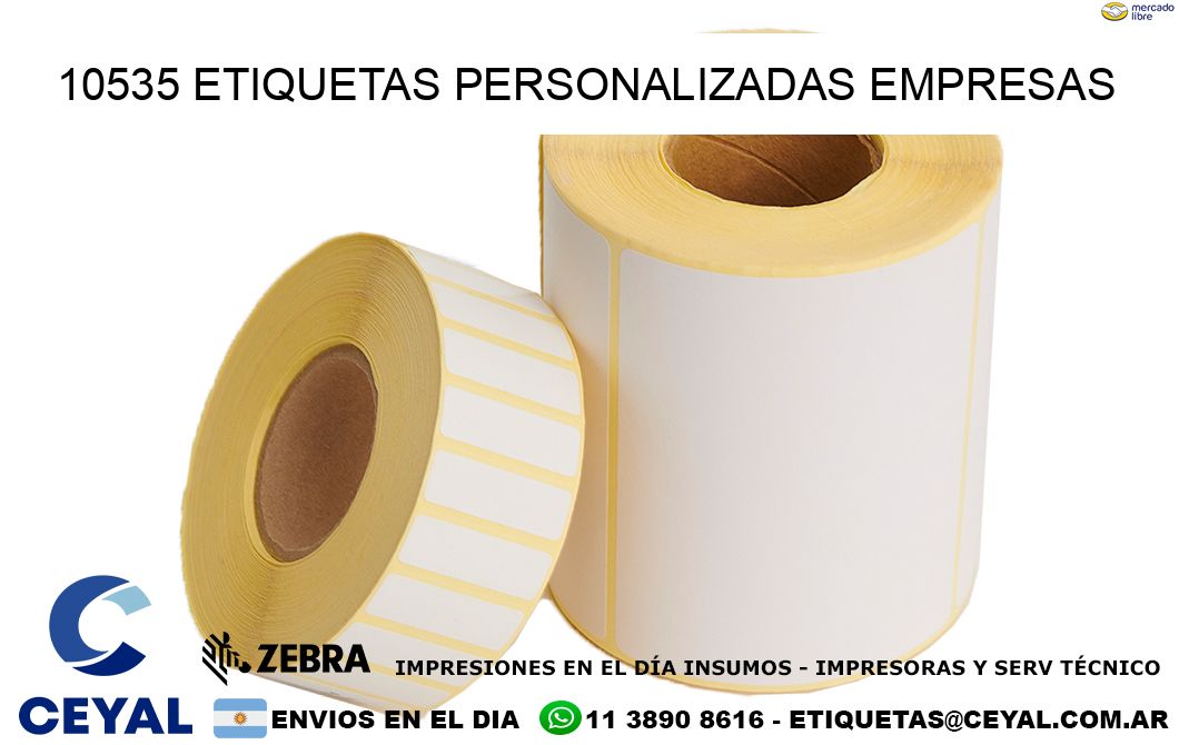 10535 Etiquetas personalizadas empresas