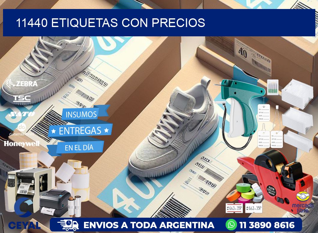 11440 etiquetas con precios