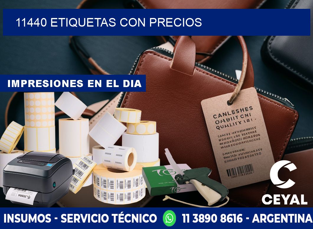 11440 etiquetas con precios