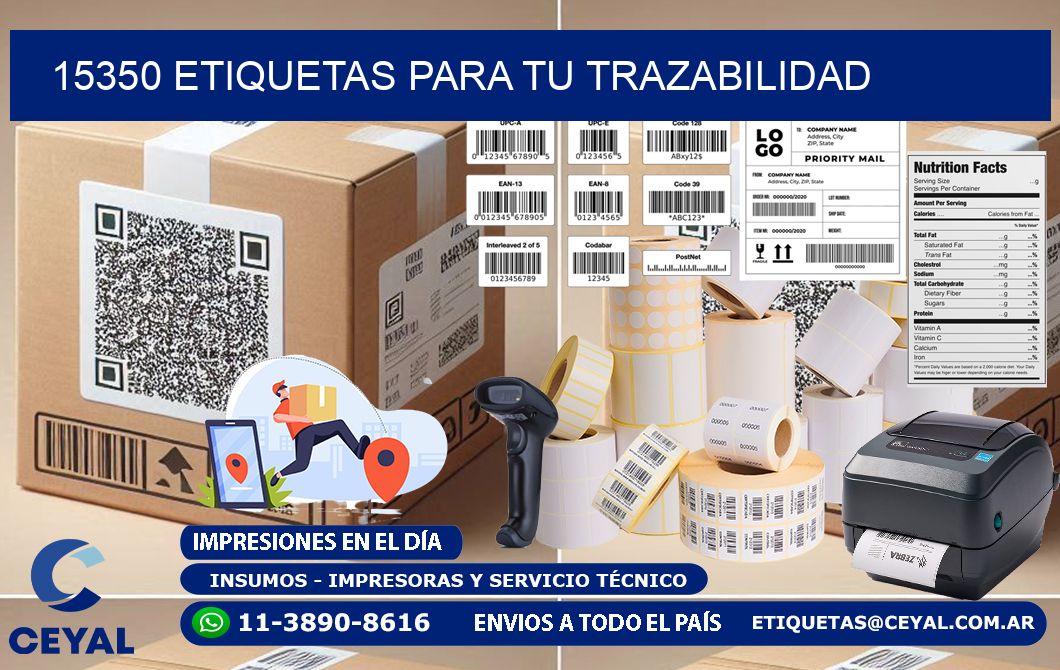 15350 etiquetas para tu trazabilidad