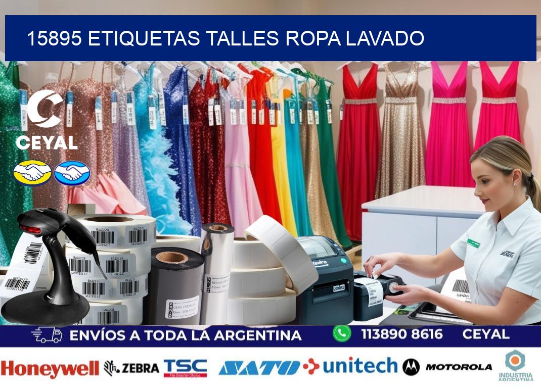 15895 ETIQUETAS TALLES ROPA LAVADO