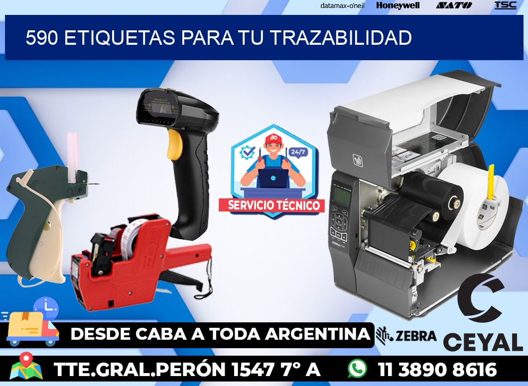 590 etiquetas para tu trazabilidad