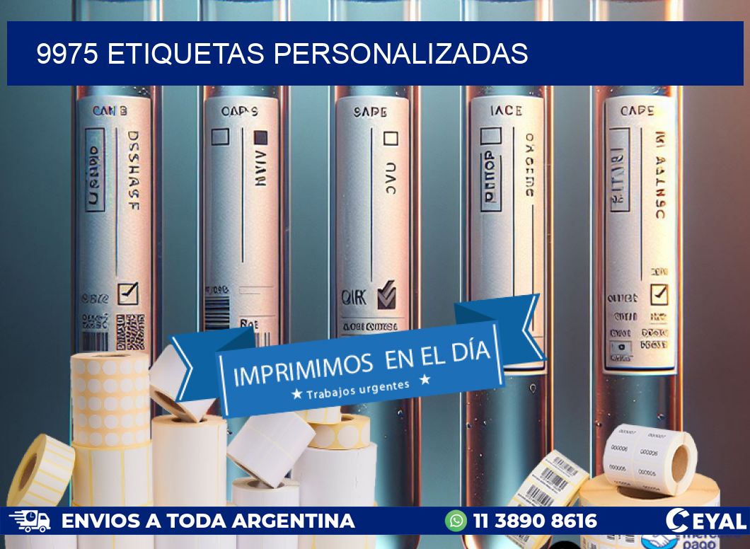 9975 Etiquetas personalizadas