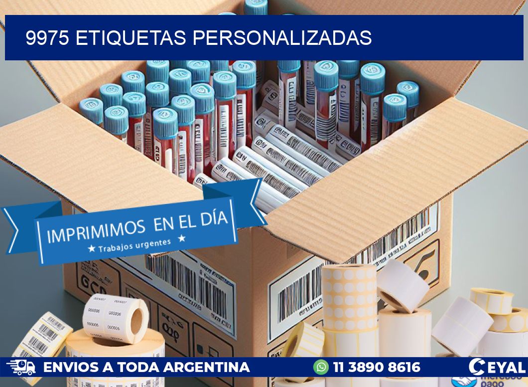 9975 Etiquetas personalizadas
