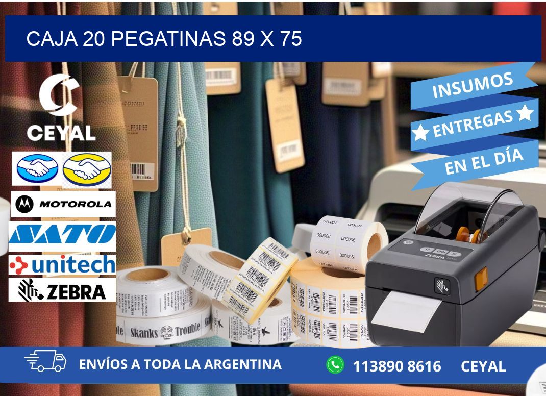CAJA 20 PEGATINAS 89 x 75