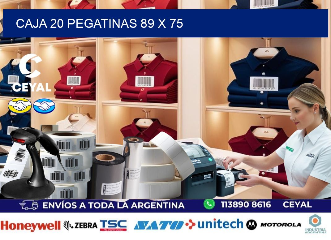 CAJA 20 PEGATINAS 89 x 75