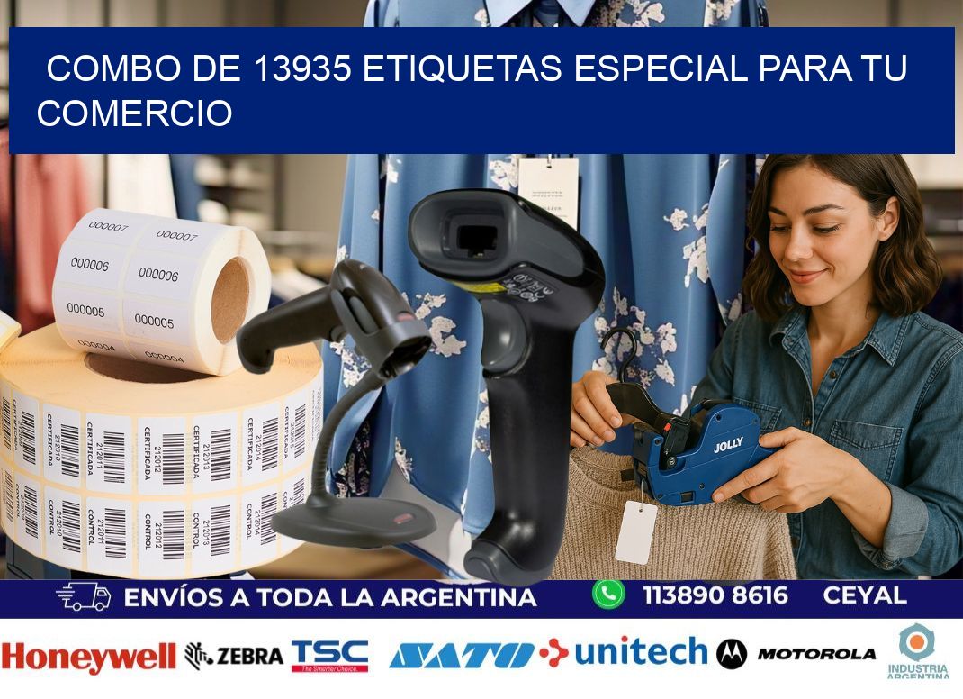 Combo de 13935 etiquetas especial para tu comercio
