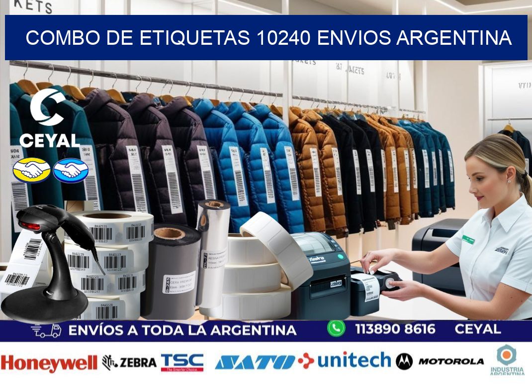 Combo de etiquetas 10240 ENVIOS ARGENTINA