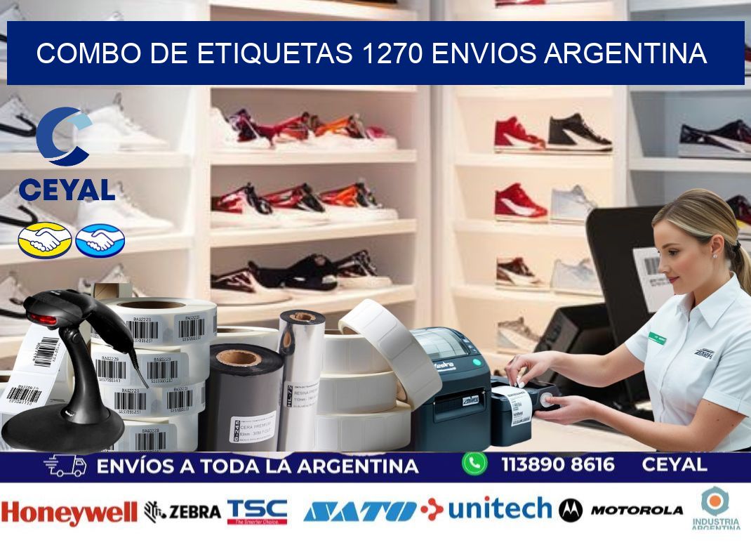 Combo de etiquetas 1270 ENVIOS ARGENTINA